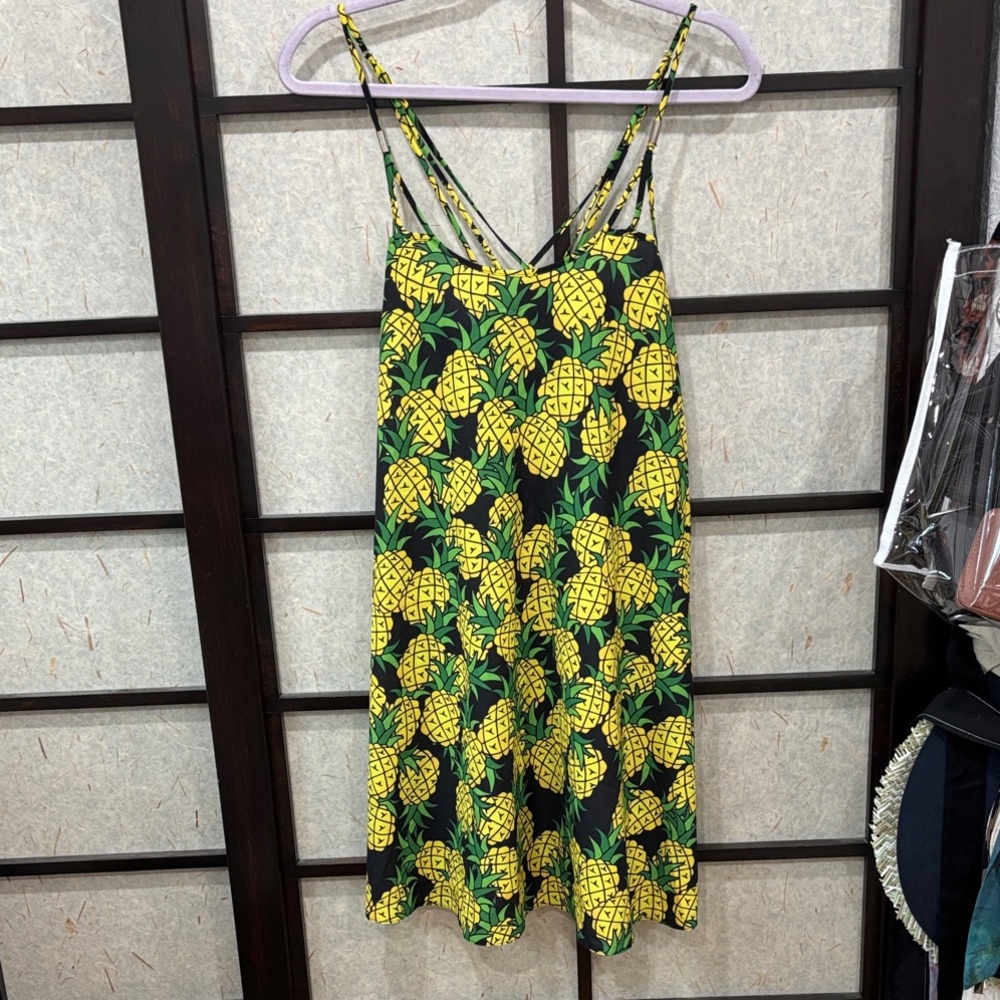 Pineapple Print Strappy Dress (Kucci brand from LF STORES)